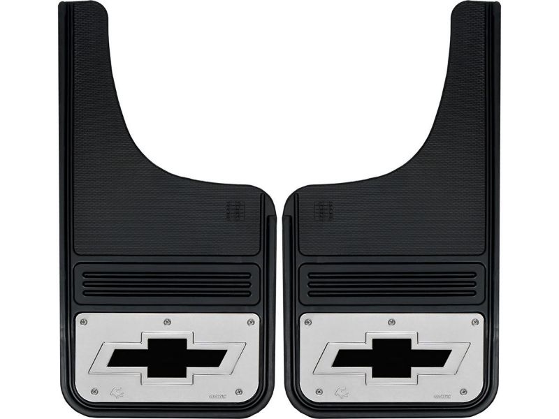 DSI Automotive Truck Hardware Gatorback Mud Flaps Chevrolet Black