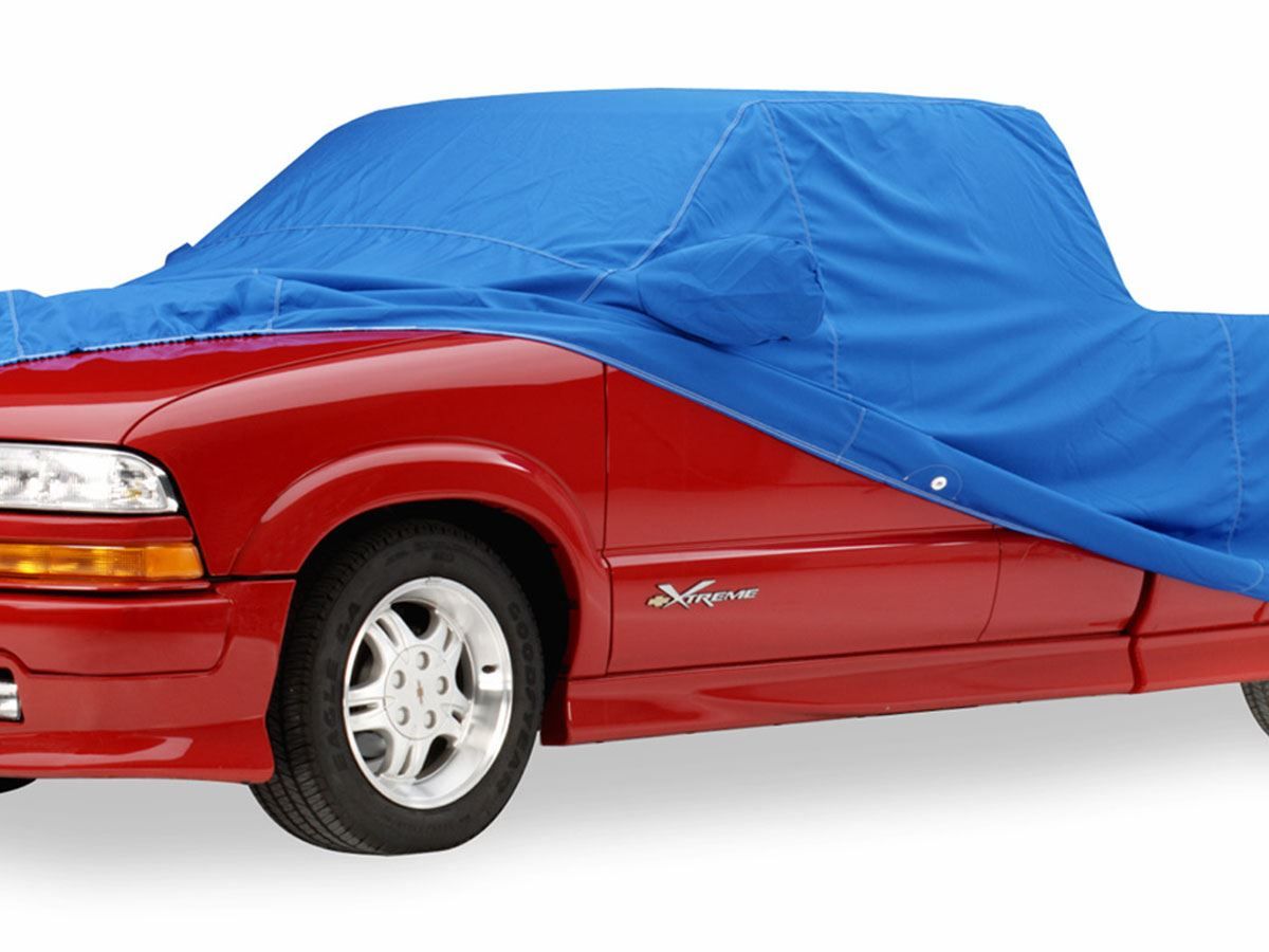DSI Automotive Covercraft Custom Fit Car Cover Sunbrella Pacific Blue 2 Mirror Pockets