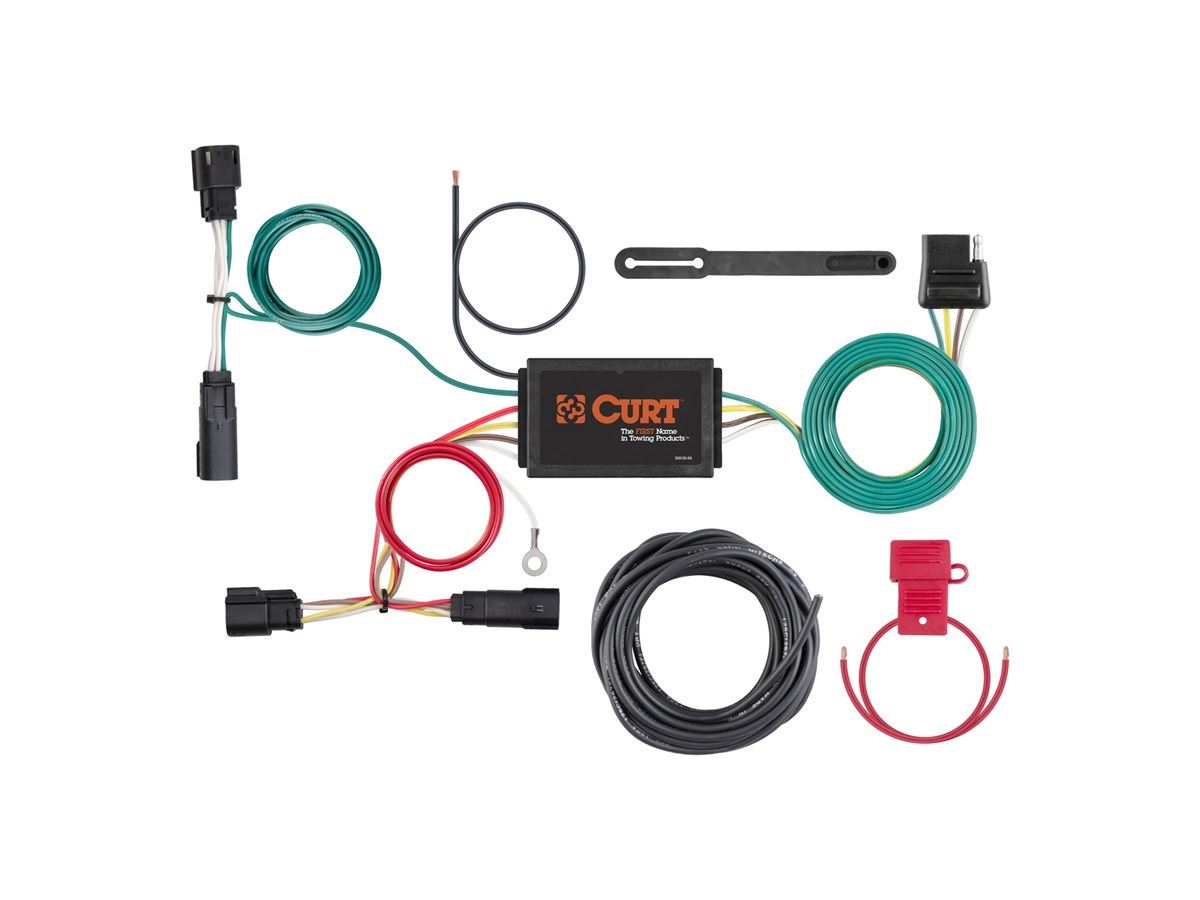 DSI Automotive - Curt Wiring T-Connectors - 4 Way Flat - 3-Wire System - 10 Amp Max - Install ...
