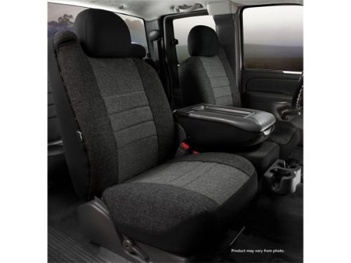 DSI Automotive - FIA Oe Custom Seat Cover - Tweed - Charcoal - Front