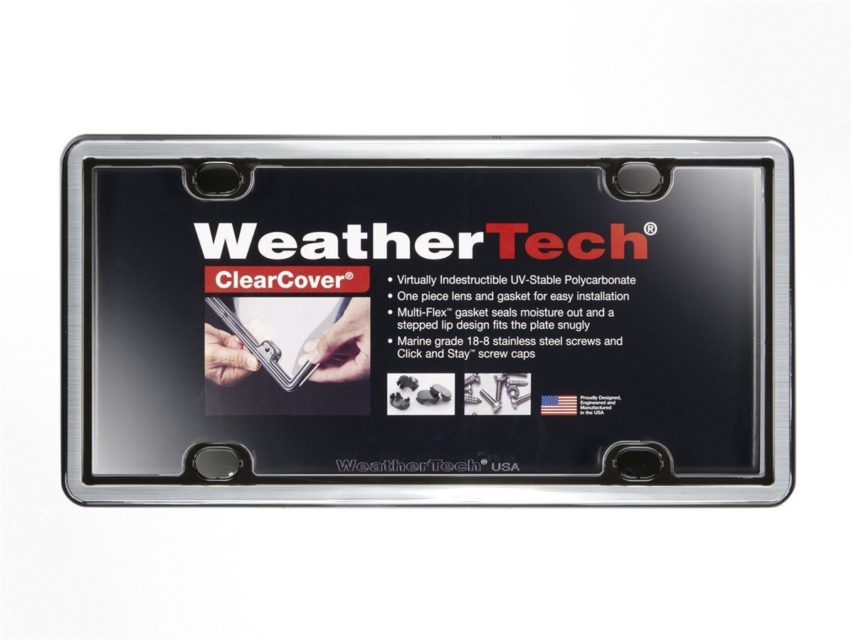 DSI Automotive WeatherTech ClearCovers License Plate Frame
