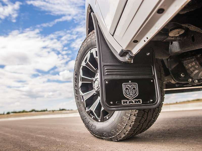 DSI Automotive Truck Hardware Gatorback Mud Flaps Dodge Ram Black