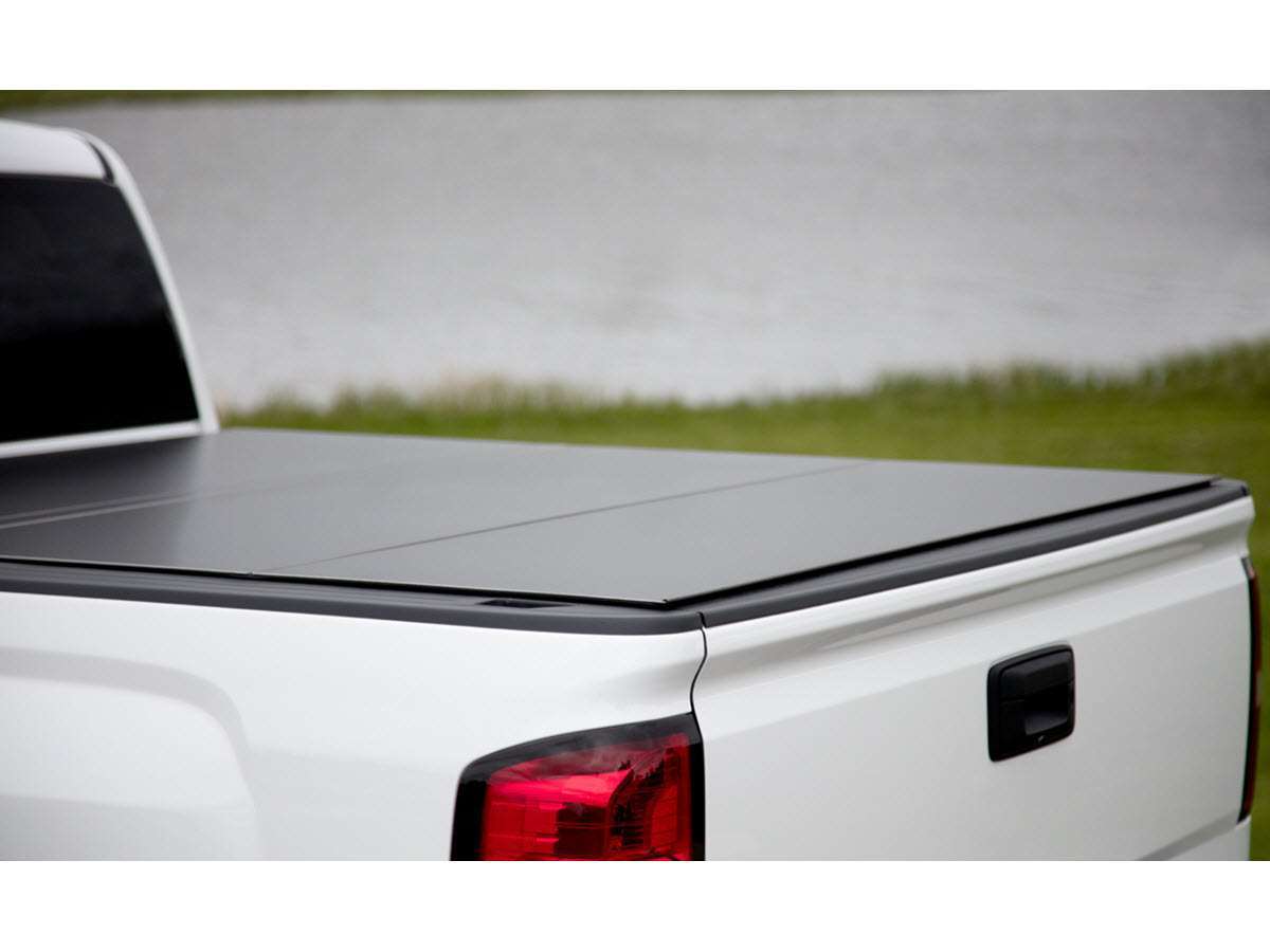 Weathertech Sierra AlloyCover Hard Tri-Fold Tonneau Cover ...