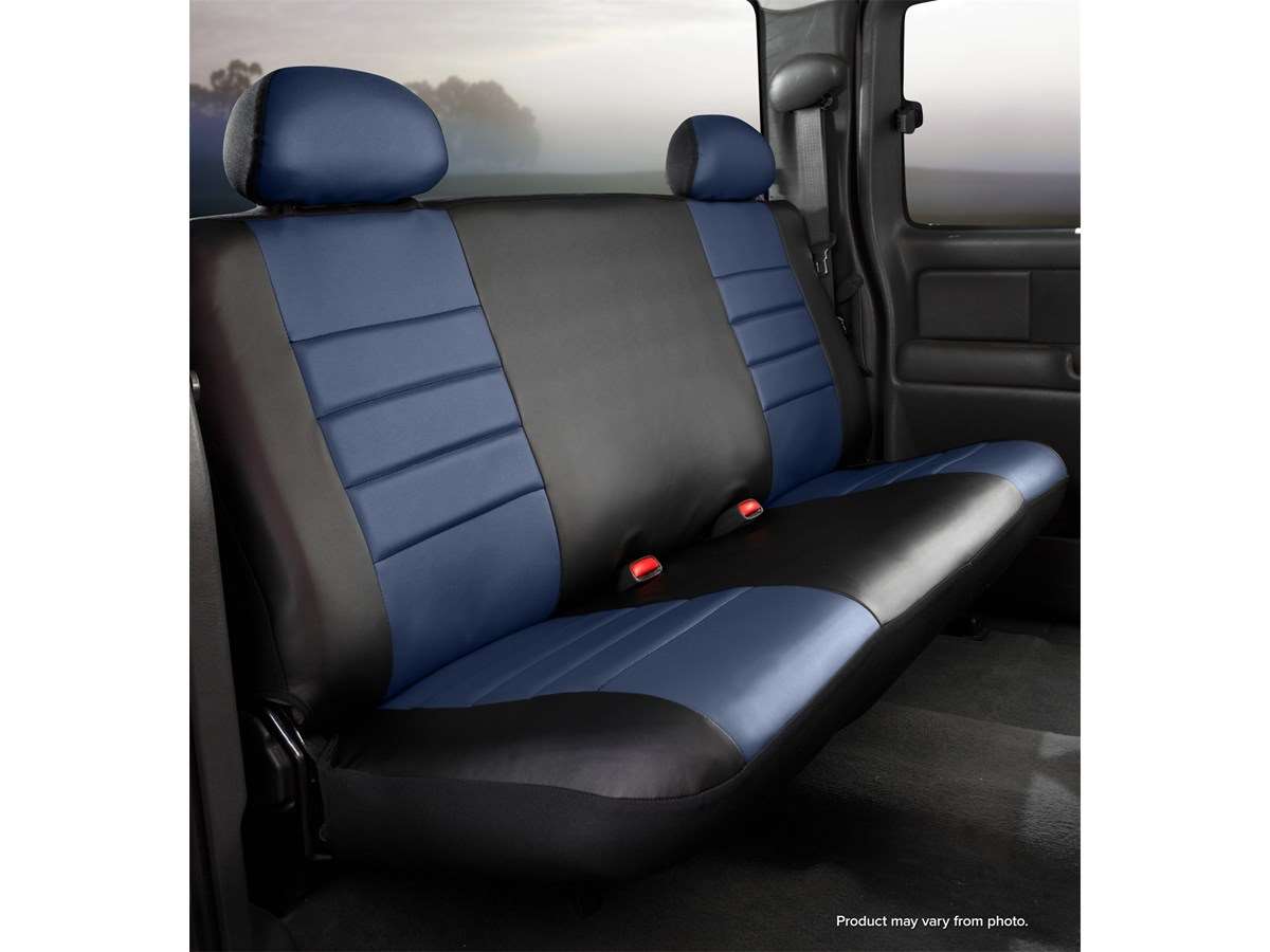 DSI Automotive FIA LeatherLite Universal Fit Seat Cover Leatherette Blue/Black Truck
