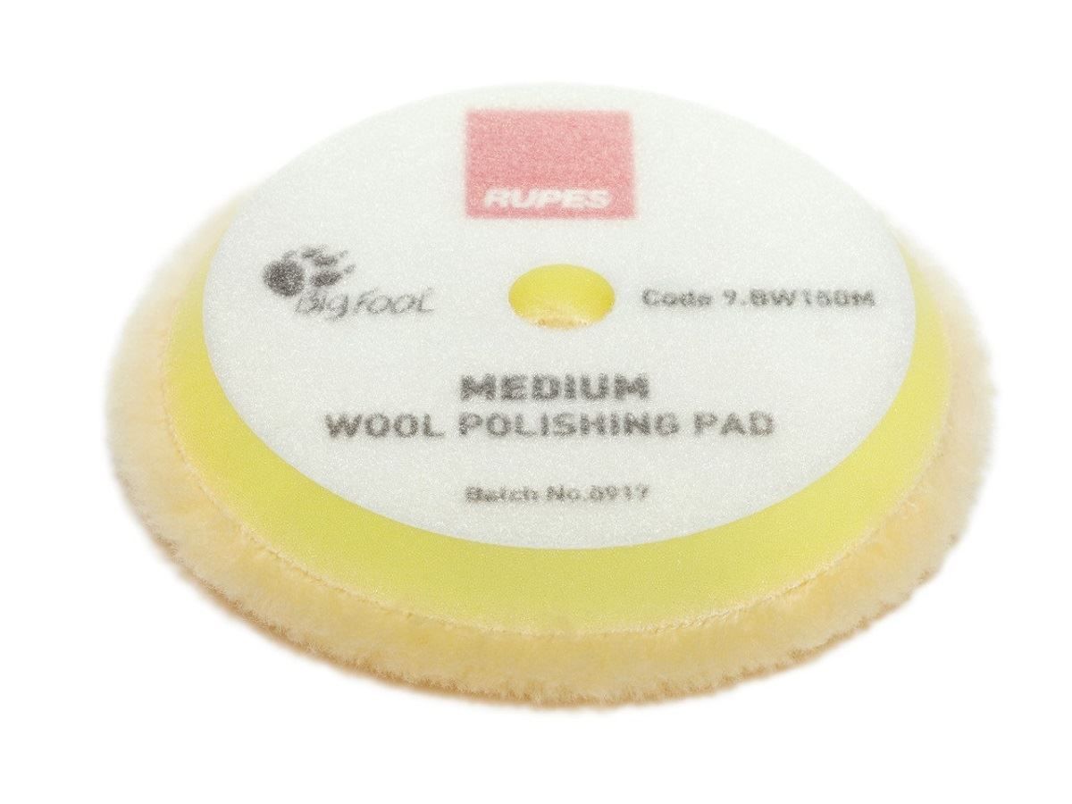 DSI Automotive 5.75" Medium Yellow Wool Polishing Pad Each