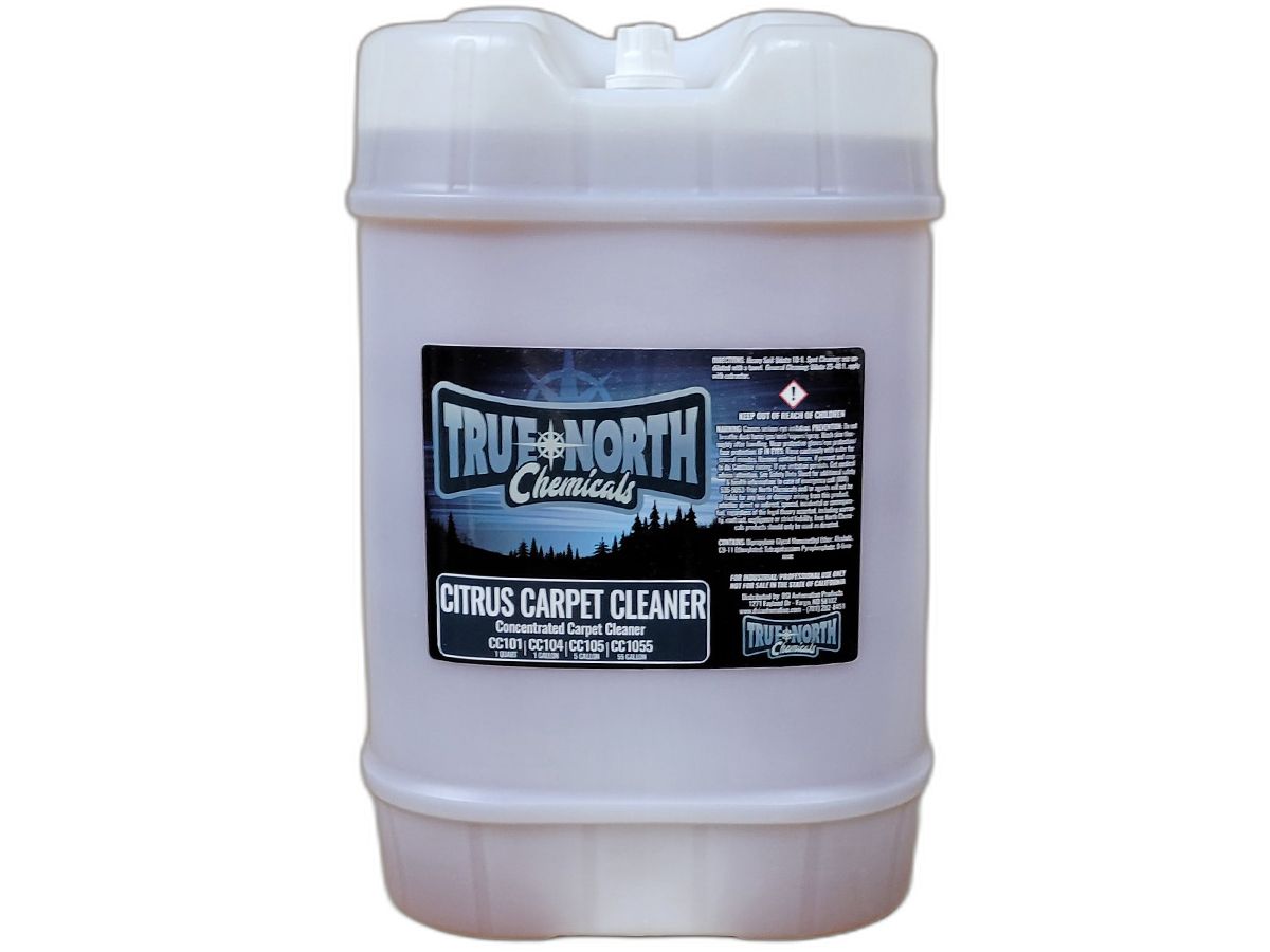 Detail Supply Co True North Citrus Carpet Cleaner 5 Gallon
