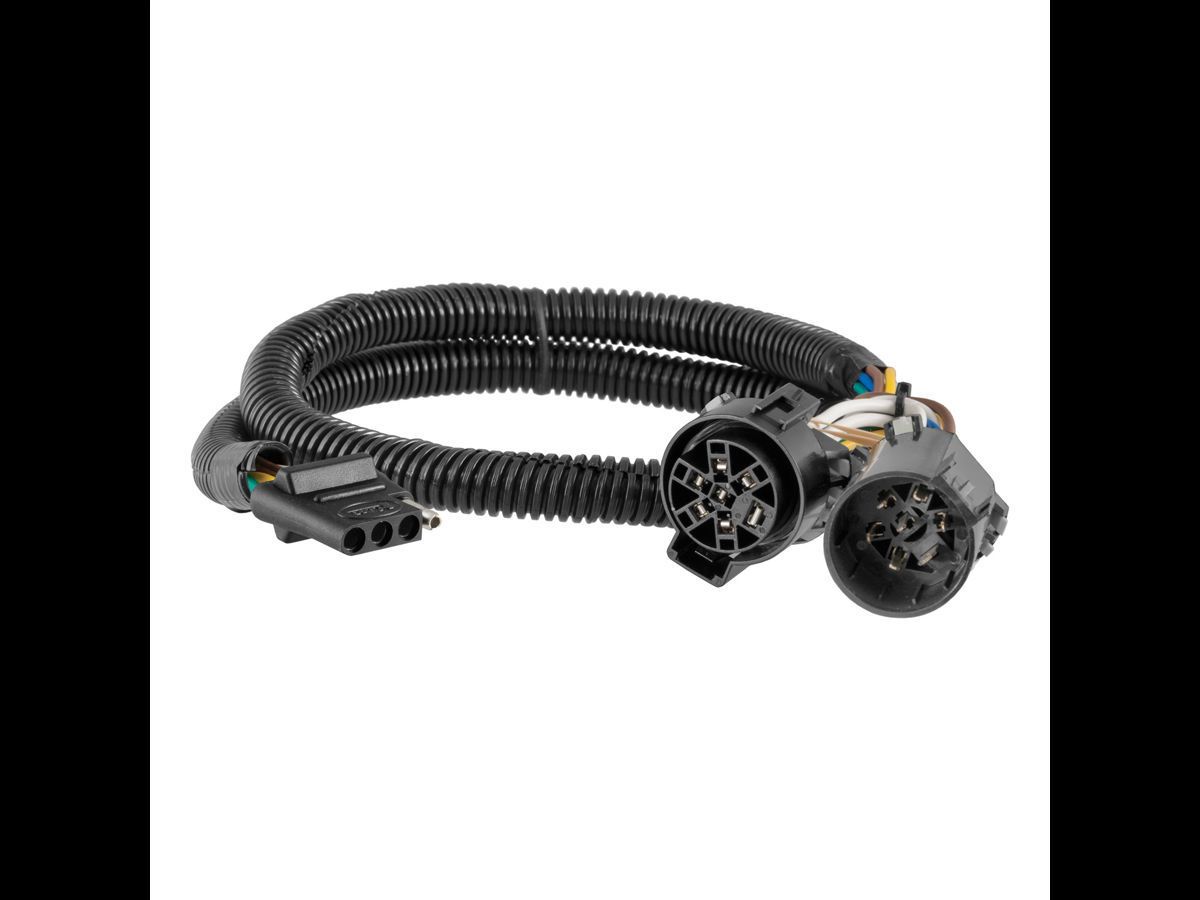 DSI Automotive - Curt OEM Vehicle To Trailer Connector w/Harness - 4 Way  Flat - 55384