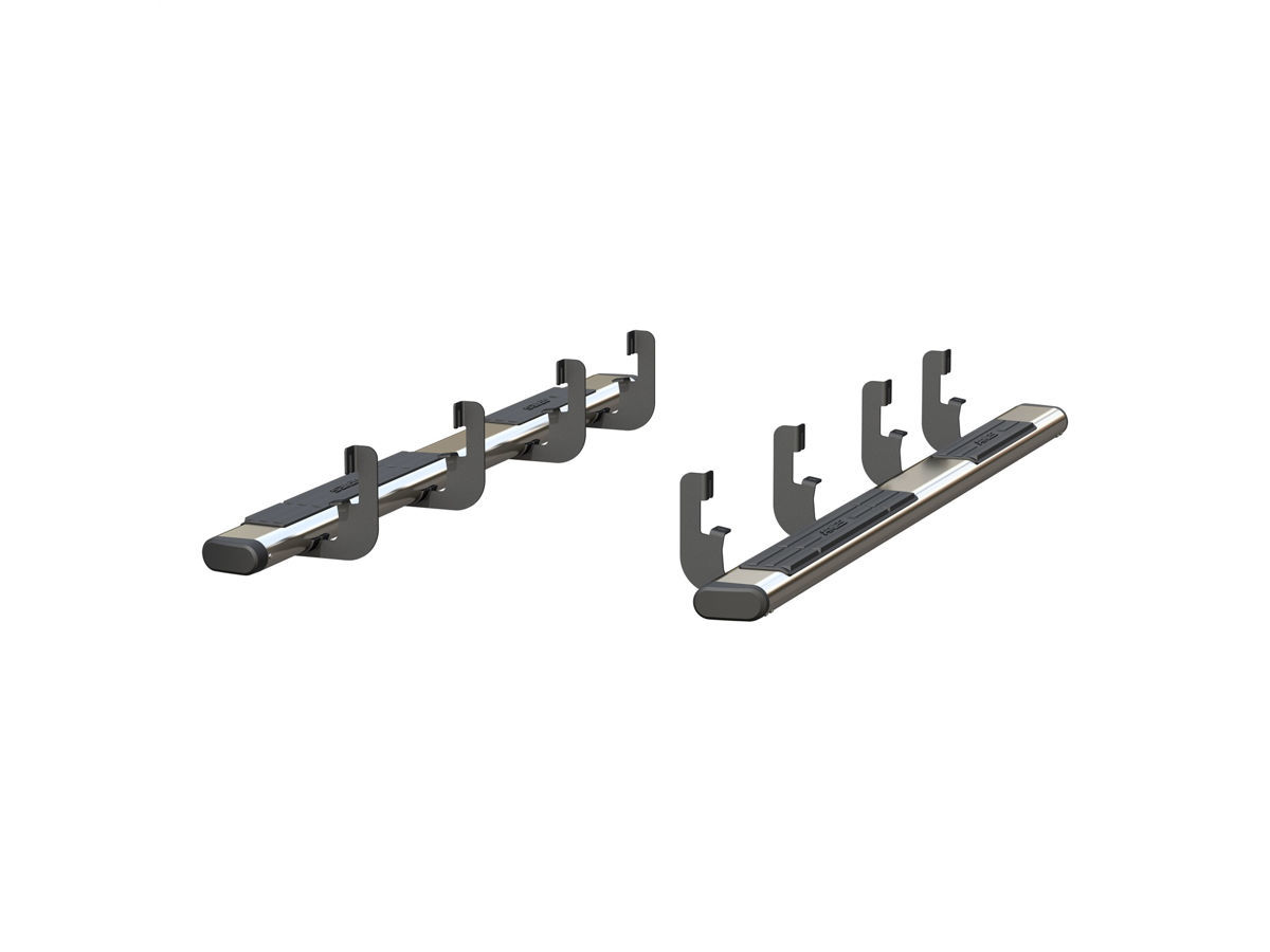 DSI Automotive The Standard 6 in. Oval Nerf Bar w/Mounting Brackets