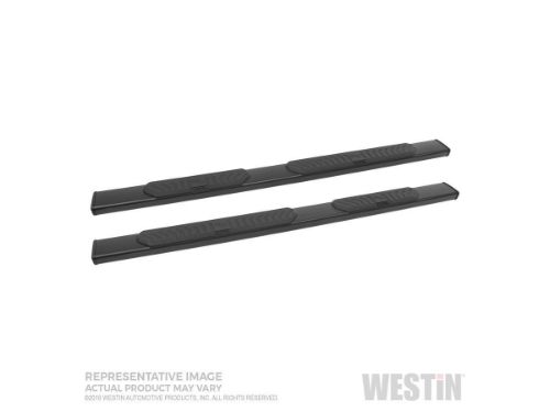 Westin R5 Nerf Step Bars - Black Powder Coated, 5" Wide Step, For Trucks & SUVs (Model 28-51055)