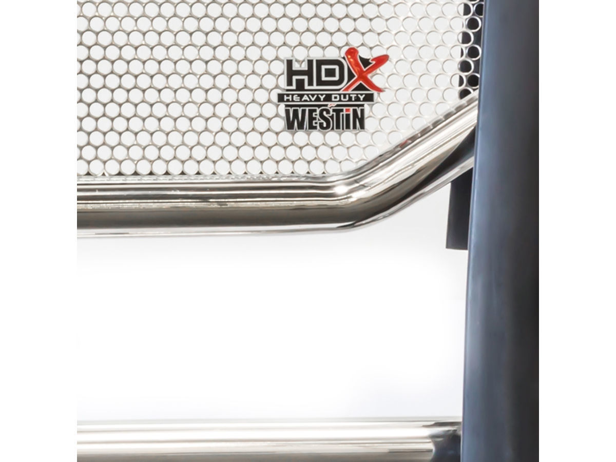 DSI Automotive Westin HDX Heavy Duty Grille Guard Stainless Steel