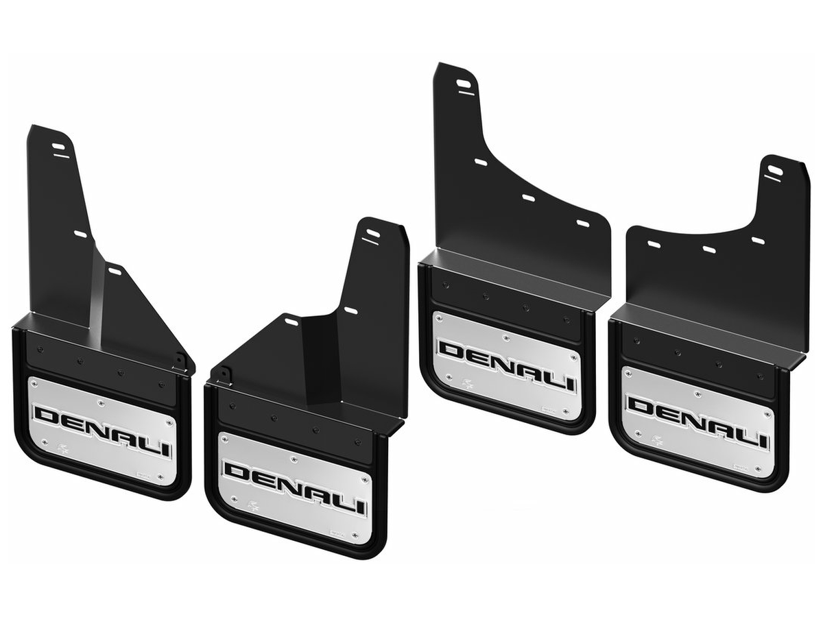 DSI Automotive 20202022 GMC Sierra 2500/3500 HD Gatorback with Denali Logo NoDrill Mud Flaps