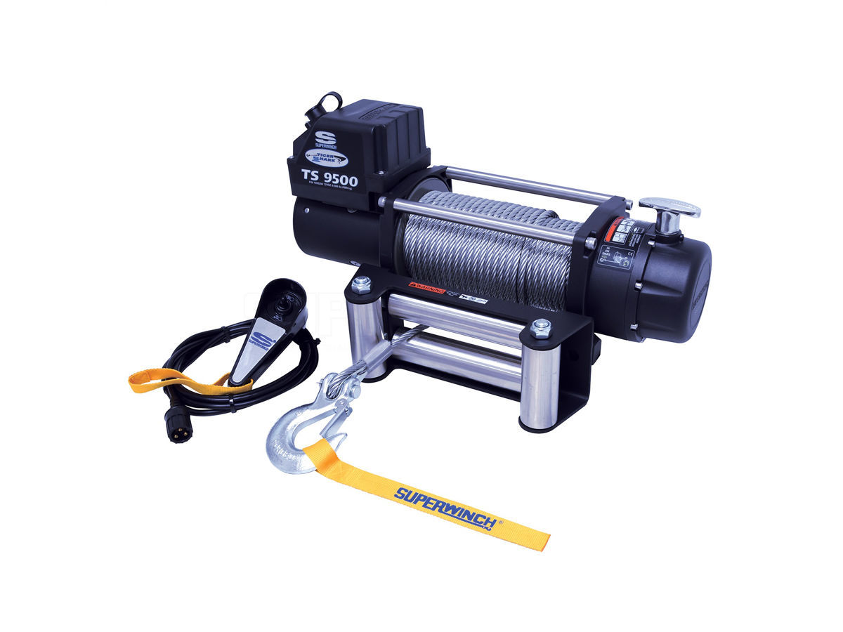 DSI Automotive Tiger Shark 9500 Winch 9500 lbs. 5.2hp 12V 11/